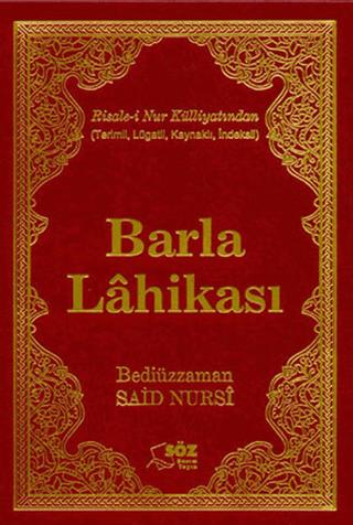 Barla Lahikası | Söz Basım Yayın (Ciltli) - Resim 1