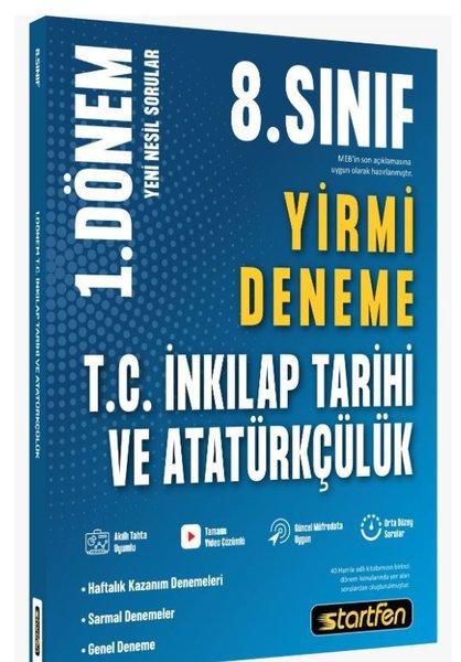 8. Sınıf 1. Dönem 20'Li T.C. İnkılap Tarihi ve Atatürkçülük Denemesi | Startfen Yayınları (İnce Kapak) - Resim 1