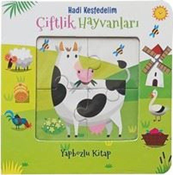 Hadi Keşfedelim - Çiftlik Hayvanları - Yapbozlu Kitap | Çiçek Yayıncılık (İnce Kapak) - Resim 1