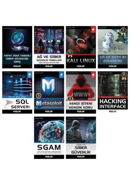 Mega Siber Güvenlik Seti - 10 Kitap Takım | Kodlab (İnce Kapak) - Resim 1