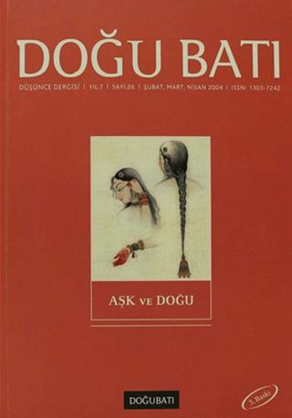 Doğu Batı Düşünce Dergisi Yıl: 6 Sayı: 26 - Aşk ve Doğu | Doğu Batı Dergileri (Ciltsiz) - Resim 1