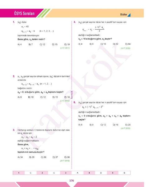 AYT Matematik 1.Kitap YKS 2.Oturum | Karekök Eğitim Yayın (İnce Kapak) - Resim 7