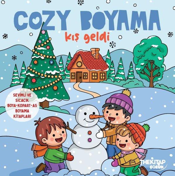 Cozy Boyama - Kış Geldi (Boya - Kopart - As Boyama Kitapları) | The Çocuk (İnce Kapak) - Resim 1