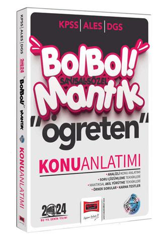 2024 KPSS ALES DGS Bol Bol Öğreten Sayısal Sözel Mantık Konu Anlatımı | Yargı Yayınevi (Ciltsiz) - Resim 1