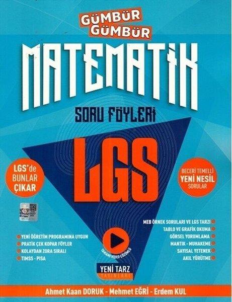 2022 8.Sınıf LGS Matematik Gümbür Gümbür Soru Föyleri | Yeni Tarz Yayınları (İnce Kapak) - Resim 1