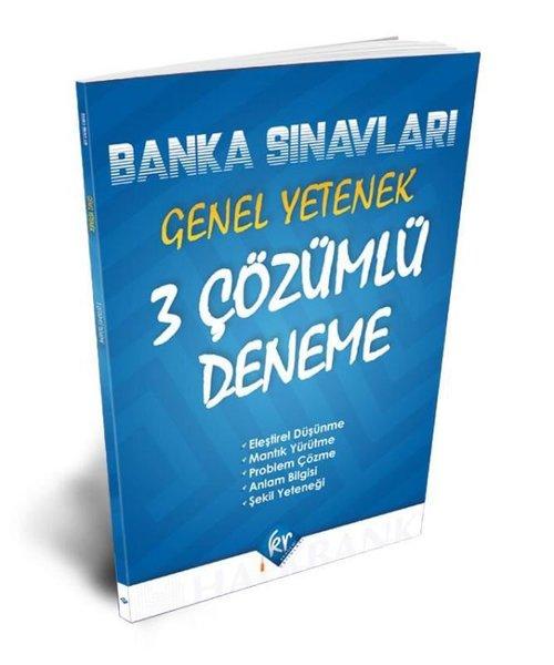 Banka Sınavları Servis Görevlisi ve Uzman Yardımcısı Genel Yetenek 3 Deneme | KR Akademi (İnce Kapak) - Resim 1