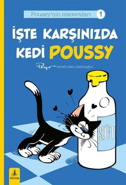 İşte Karşınızda Kedi Poussy - Poussy'nin Maceraları 1 | Büyülü Fener (İnce Kapak) - Resim 1