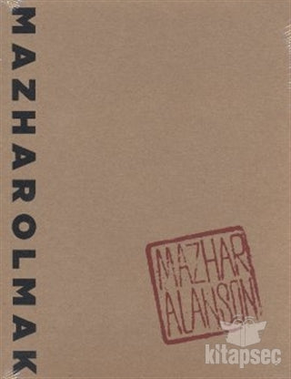 Mazharolmak - Mazhar Alanson kitap kapağı
