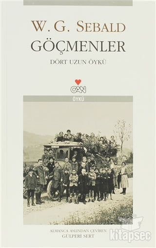 Göçmenler Dört Uzun Öykü - W. G. Sebald kitap kapağı