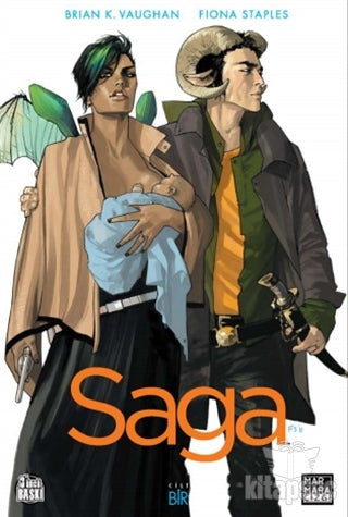 Saga Cilt: 1 Marmara Çizgi - Brian K. Vaughan kitap kapağı