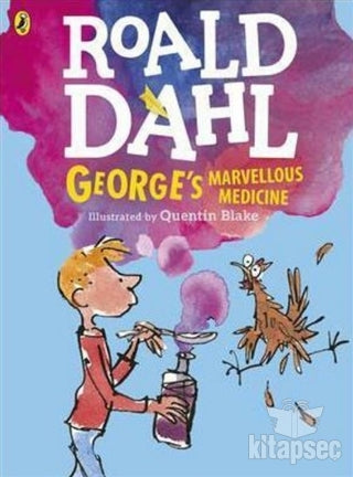 George`s Marvellous Medicine - Roald Dahl kitap kapağı