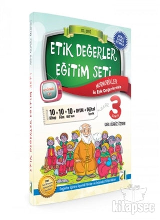 3. Sınıf Etik Değerler Eğitim Seti Damla Yayınevi - Özel Ürün - Sara Gürbüz Özeren kitap kapağı