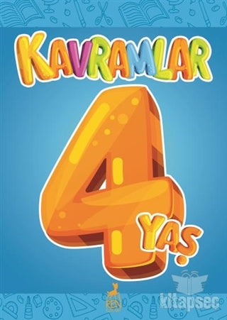 Kavramlar 4 Yaş Ren Kitap - Kolektif kitap kapağı