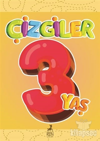 Çizgiler 3 Yaş Ren Kitap - Kolektif kitap kapağı