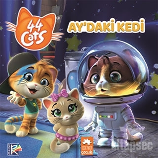 44 Cats - Ay`daki Kedi - Kolektif kitap kapağı