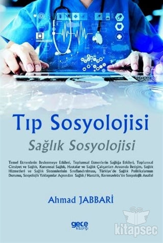 Tıp Sosyolojisi - Ahmad Jabbari kitap kapağı