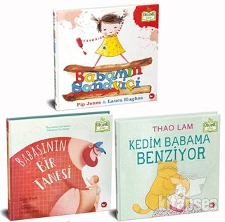 Babamı Seviyorum Set - Organik (3 Kitap Takım) - Pip Jones kitap kapağı