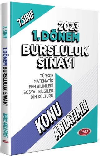 7. Sınıf 1. Dönem Bursluluk Sınavı Konu Anlatımlı | Data Yayınları (Ciltsiz) - Resim 1