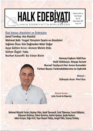 Halk Edebiyatı Dergisi Sayı: 60 Mayıs - Haziran 2024 | Halk Edebiyatı Dergisi Yayınları (Ciltsiz) - Resim 1