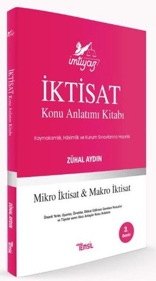 İmtiyaz - İktisat Konu Anlatımı Kitabı Makro İktisat – Mikro İktisat | Temsil Kitap (Ciltsiz) - Resim 1