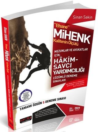 Efsane MİHENK Hakim Savcı Yardımcılığı 5 Deneme Kasım 2024 | Savaş Yayınevi (Ciltsiz) - Resim 1