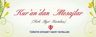 Kurandan Mesajlar Kırk Ayet Kartelası