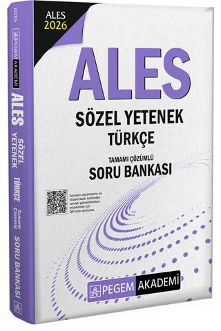 2026 ALES Sözel Yetenek Türkçe Tamamı Çözümlü Soru Bankası