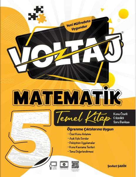 5.Sınıf Matematik Voltaj Tk Temel Kitap | Berkay Yayıncılık (İnce Kapak) - Resim 1
