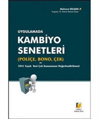 Uygulamada Kambiyo Senetleri (Poliçe, Bono, Çek) | Adalet Yayınevi (Ciltli) - Resim 1