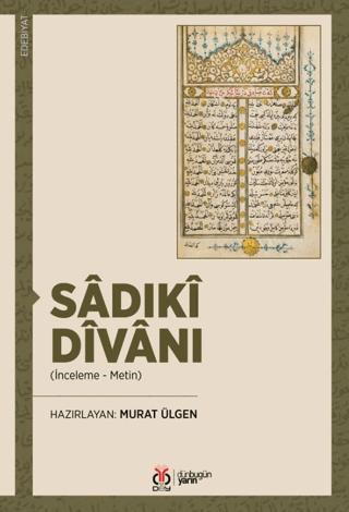 Sadıki Divanı - (İnceleme - Metin) | DBY Yayınları (Ciltsiz) - Resim 1