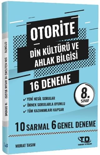 LGS Din Kültürü ve Ahlak Bilgisi 8. Sınıf 16 Deneme Otorite | Tandem Yayınları (Ciltsiz) - Resim 1