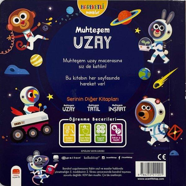 Muhteşem Uzay - Hareketli Minikler | Uçan Fil (Ciltli) - Resim 2
