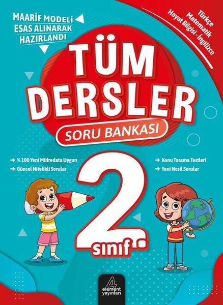 2. Sınıf Tüm Dersler Soru Bankası | 4 Element Yayınları (İnce Kapak) - Resim 1