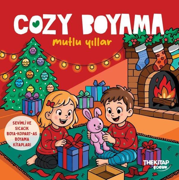 Cozy Boyama - Mutlu Yıllar (Boya - Kopart - As Boyama Kitapları) | The Çocuk (İnce Kapak) - Resim 1