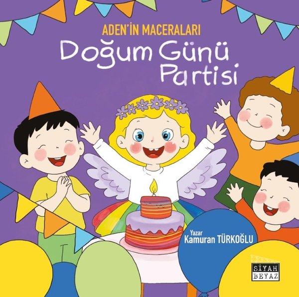Doğum Günü Partisi - Aden'in Maceraları | Siyah Beyaz (İnce Kapak) - Resim 1