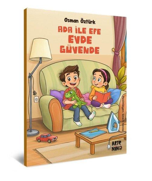 Ada İle Efe Evde Güvende | Artenino Yayıncılık (İnce Kapak) - Resim 1