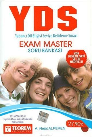 YDS Exam Master Soru Bankası | Teorem Yayıncılık (Ciltsiz) - Resim 1