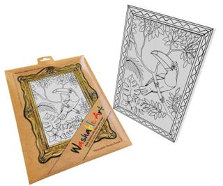 Funny Mat - Washable Art - Orman | Akademi Çocuk - Resim 1