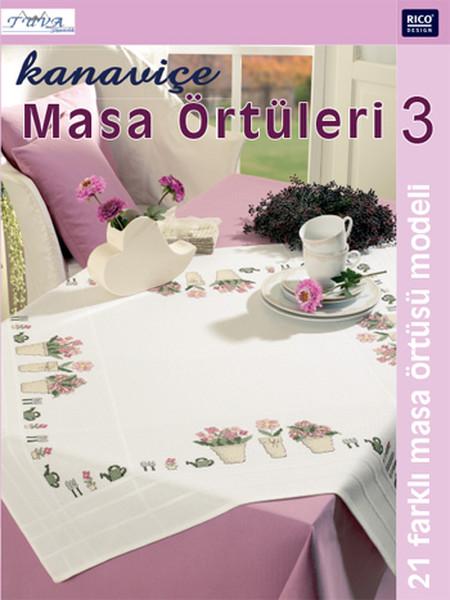 Kanaviçe Masa Örtüleri 3 | Tuva Tekstil (İnce Kapak) - Resim 1