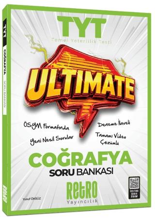 TYT Ultimate Coğrafya Soru Bankası | Retro Yayıncılık (Ciltsiz) - Resim 1