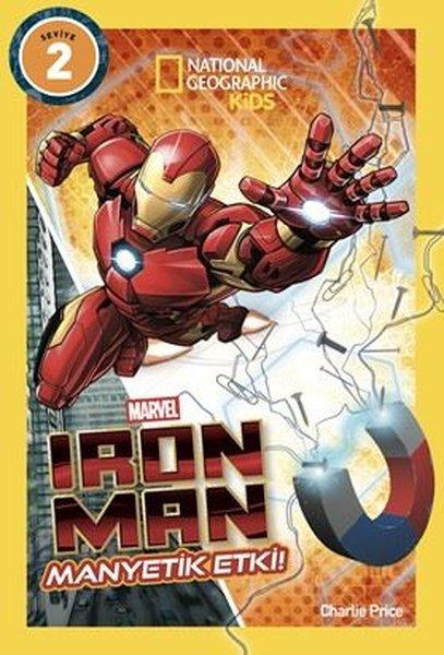 National Geographic Kids - Marvel Iron Man: Manyetik Etki! Seviye 2 | Beta Kids (İnce Kapak) - Resim 1