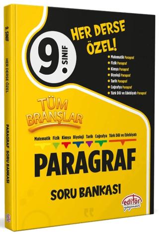 9. Sınıf Tüm Branşlar Paragraf Soru Bankası