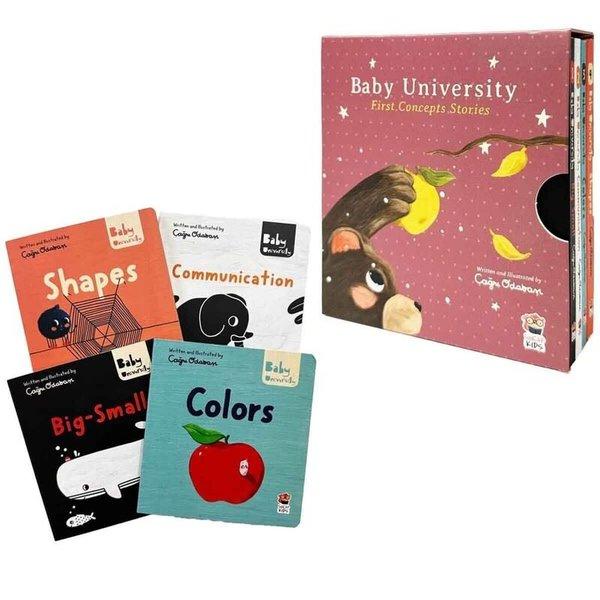 Baby University First Concepts Stories - 4 Book | Sincap Kitap (İnce Kapak) - Resim 1