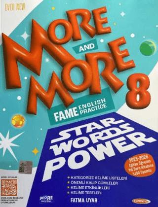ELT More and More English 8 Star Words Power | Kurmay Yayınları (Ciltsiz) - Resim 1