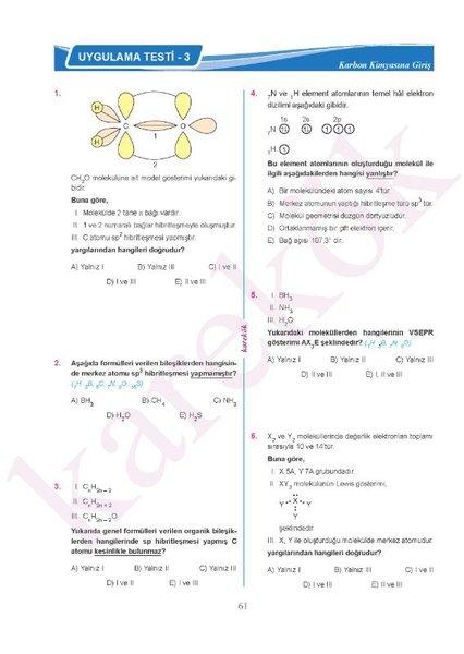 YKS Organik Kimya Soru Bankası 2.Oturum | Karekök Eğitim Yayın (İnce Kapak) - Resim 5