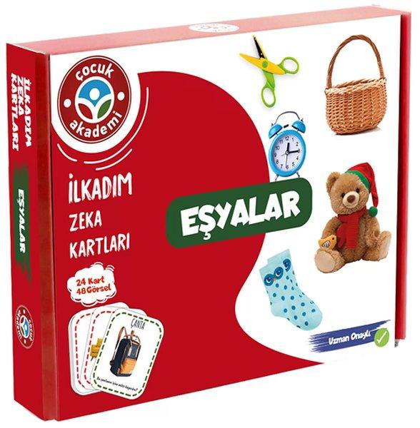 İlkadım Zeka Kartları - Eşyalar | Çocuk Akademi Yayınları (İnce Kapak) - Resim 1