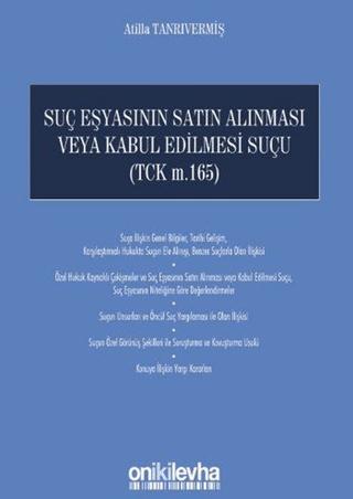 Suç Eşyasının Satın Alınması Veya Kabul Edilmesi Suçu | On İki Levha Yayınları (Ciltsiz) - Resim 1