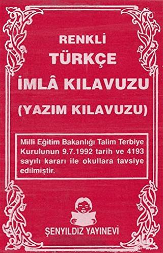Türkçe İmla Kılavuzu | Şenyıldız Yayınevi (Ciltsiz) - Resim 1