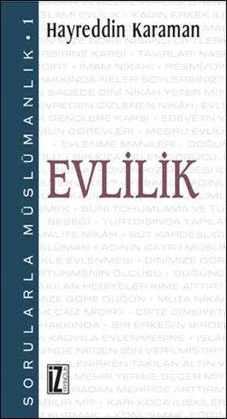 Sorularla Müslümanlık 1: Evlilik | İz Yayıncılık (Ciltsiz) - Resim 1