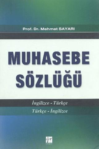 Muhasebe Sözlüğü | Gazi Kitabevi (Ciltsiz) - Resim 1